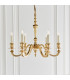 Fenbridge 6 Light Multi Arm Lamp Chandelier Solid Brass Gloss Cream Paint E14-2