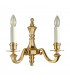 Fenbridge 2 Light Candle Candle Wall Light Solid Brass Gloss Cream Paint E14-5