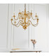 Chamberlain 12 Light Multi Arm Lamp Chandelier Solid Mellow Brass E14-4