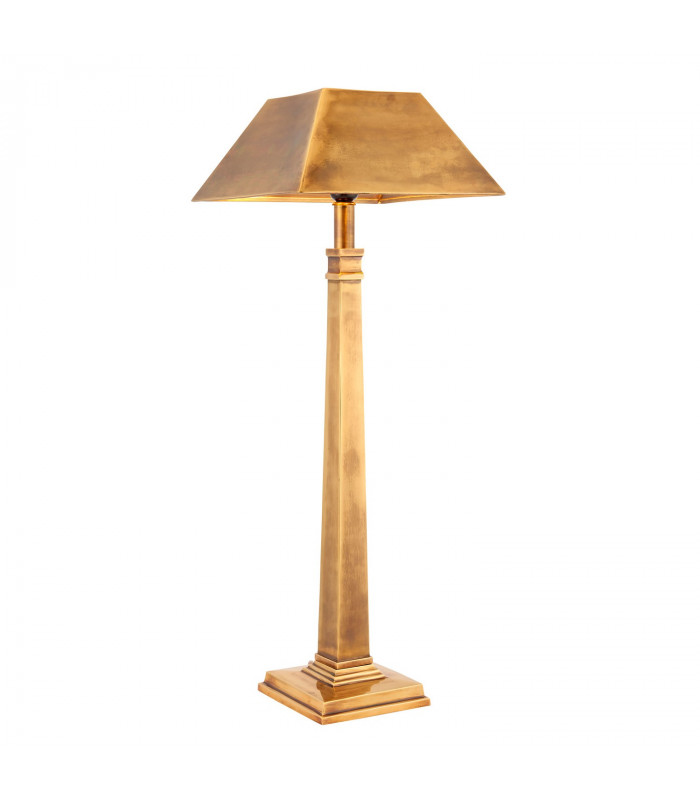 Farley 1 Light Table Lamp Solid Mellow Brass E27-1