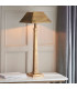 Farley 1 Light Table Lamp Solid Mellow Brass E27-2