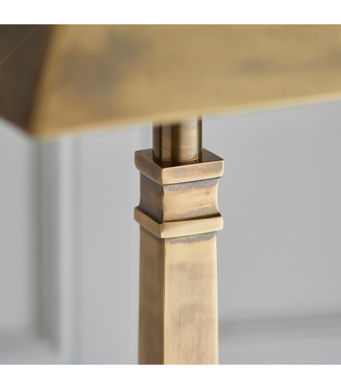 Farley 1 Light Table Lamp Solid Mellow Brass E27-4