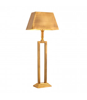 Bexton 1 Light Table Lamp Solid Mellow Brass E27-1