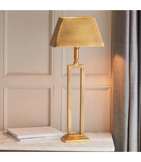 Bexton 1 Light Table Lamp Solid Mellow Brass E27-2