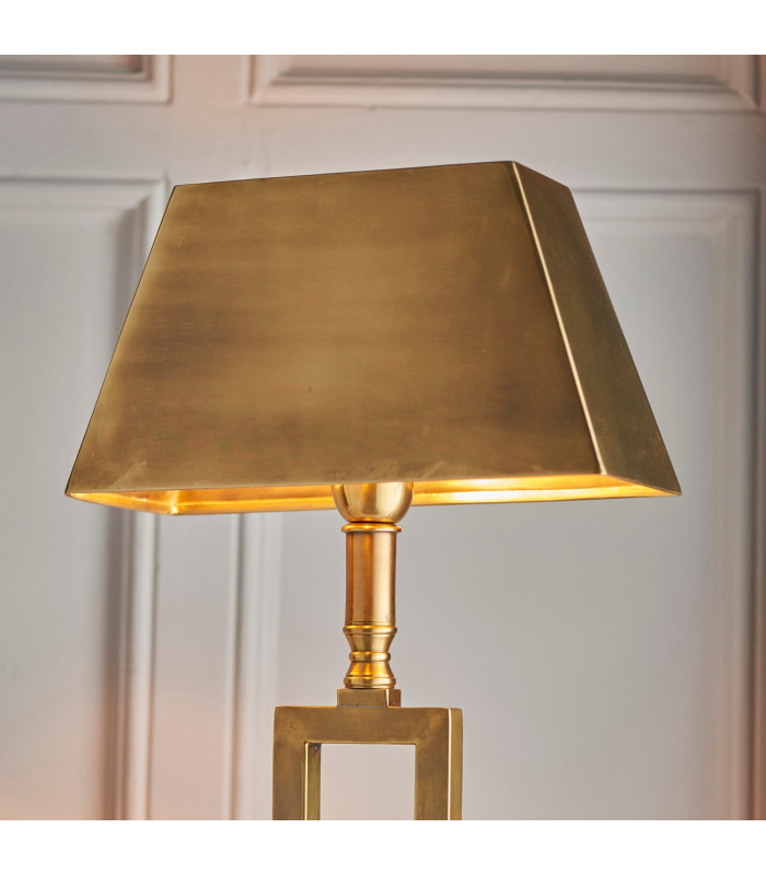 Bexton 1 Light Table Lamp Solid Mellow Brass E27-4