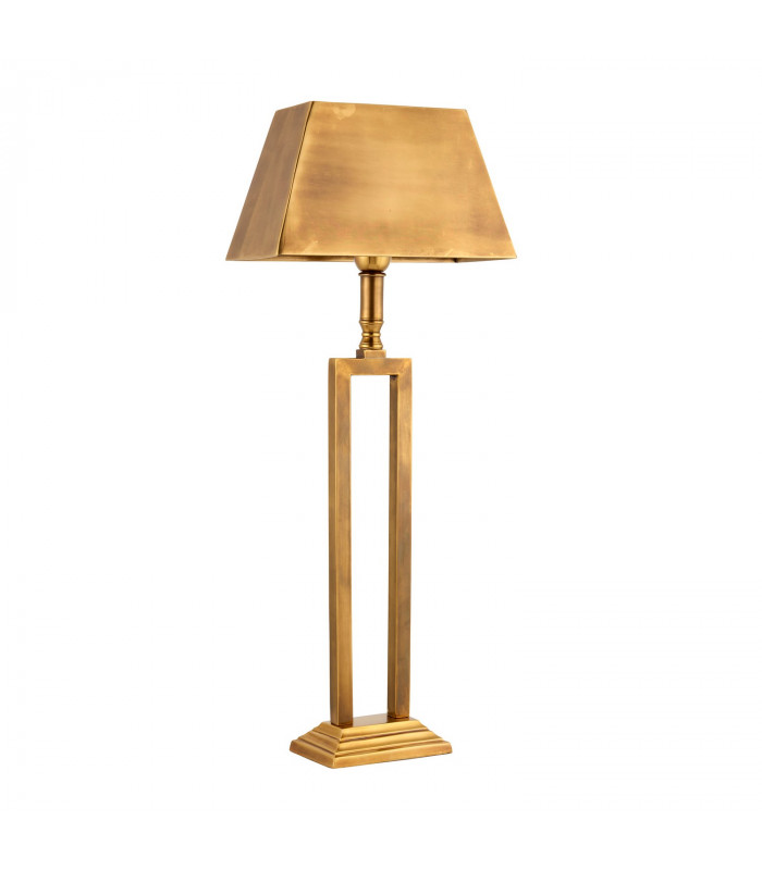 Bexton 1 Light Table Lamp Solid Mellow Brass E27-8