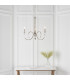 Fabia 3 Light Multi Arm Lamp Pendant Polished Nickel Plate Clear Crystal E14-4