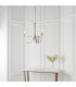 Fabia 3 Light Multi Arm Lamp Pendant Polished Nickel Plate Clear Crystal E14-5