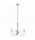 Fabia 3 Light Multi Arm Lamp Pendant Polished Nickel Plate Clear Crystal E14-6