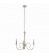 Fabia 3 Light Multi Arm Lamp Pendant Polished Nickel Plate Clear Crystal E14-7