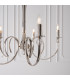 Fabia 5 Light Multi Arm Lamp Pendant Polished Nickel Plate Clear Crystal E14-5