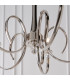 Fabia 5 Light Multi Arm Lamp Pendant Polished Nickel Plate Clear Crystal E14-7
