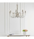 Fabia 8 Light Multi Arm Lamp Chandelier Polished Nickel Plate Clear Crystal E14-5