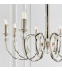 Fabia 8 Light Multi Arm Lamp Chandelier Polished Nickel Plate Clear Crystal E14-6