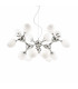 Nodi Bianco  15 Light Large Molecular Ceiling Pendant Chrome E14