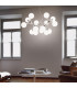 Nodi Bianco  15 Light Large Molecular Ceiling Pendant Chrome, E14