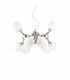 Nodi Bianco  9 Light Small Molecular Ceiling Pendant Chrome E14