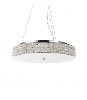 Roma  12 Light  Large Ceiling Pendant Chrome G9