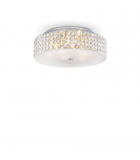 Roma  6 Light Medium Flush Ceiling Light Chrome G9