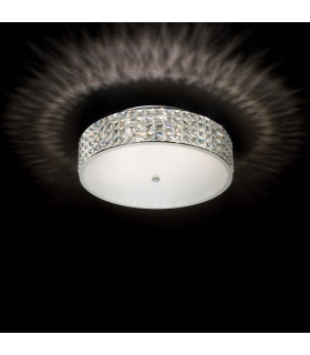 Roma  6 Light Medium Flush Ceiling Light Chrome, G9