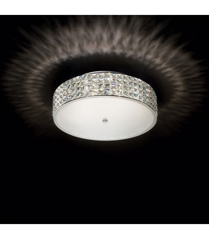 Roma  6 Light Medium Flush Ceiling Light Chrome, G9