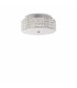 Roma  4 Light Small Flush Ceiling Light Chrome G9