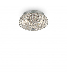 King  3 Light Indoor Small Flush Light Chrome G9-1