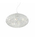 Orion  8 Light  Medium Ceiling Pendant Chrome E14-1