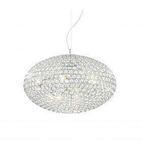 Orion  8 Light  Medium Ceiling Pendant Chrome E14-1