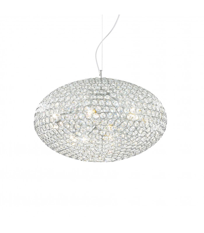 Orion  8 Light  Medium Ceiling Pendant Chrome E14-1
