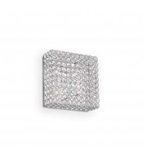 Admiral  4 Light Small Square Ceiling Flush Light Chrome G9-1