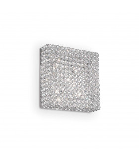 Admiral  6 Light Indoor Square Medium Flush Light Chrome G9-1