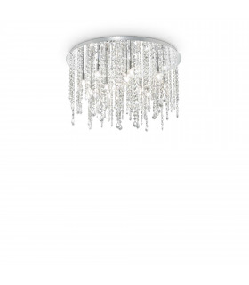 Royal  12 Light  Medium Semi Flush Ceiling Pendant Chrome G9