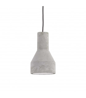 Oil 1 Light Ceiling Pendant Cement Grey E27-1