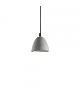 Oil 1 Light Ceiling Pendant Cement Grey GU10