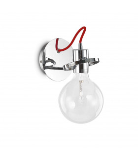 Radio 1 Light Wall Light Chrome E27