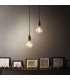 Edison 1 Light Ceiling Pendant Black E27-2