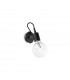 Edison 1 Light Wall Light Black E27
