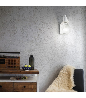 Minimal 1 Light Wall Light White, E27