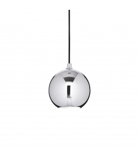 Mr Jack 1 Light Large Dome Ceiling Pendant Chrome GU10-1
