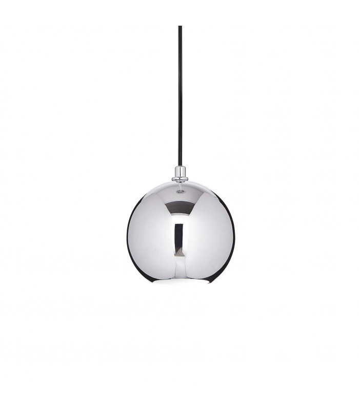 Mr Jack 1 Light Large Dome Ceiling Pendant Chrome GU10-1