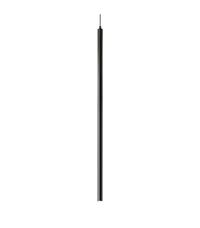 Ultrathin LED 1 Light Ceiling Pendant Black