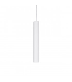 Look 1 Light Slim Ceiling Pendant White GU10