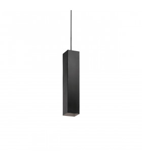 Sky 1 Light Slim Ceiling Pendant Black GU10