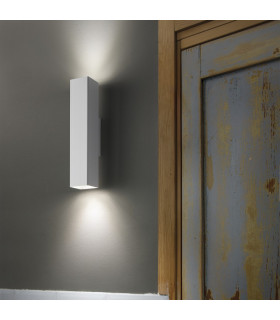 Sky  2 Light Up & Down Wall Light White, GU10