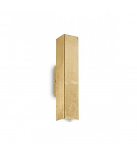 Sky  2 Light Up & Down Wall Light Gold GU10