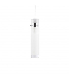 Flam 1 Light Large Ceiling Pendant Chrome E27-1