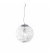 Mapa Max 1 Light Small Globe Ceiling Pendant Chrome E27