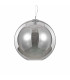 Nemo 1 Light Large Dome Ceiling Pendant Grey Smokey E27