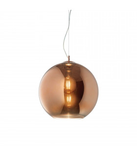 Nemo 1 Light Small Dome Ceiling Pendant Copper E27